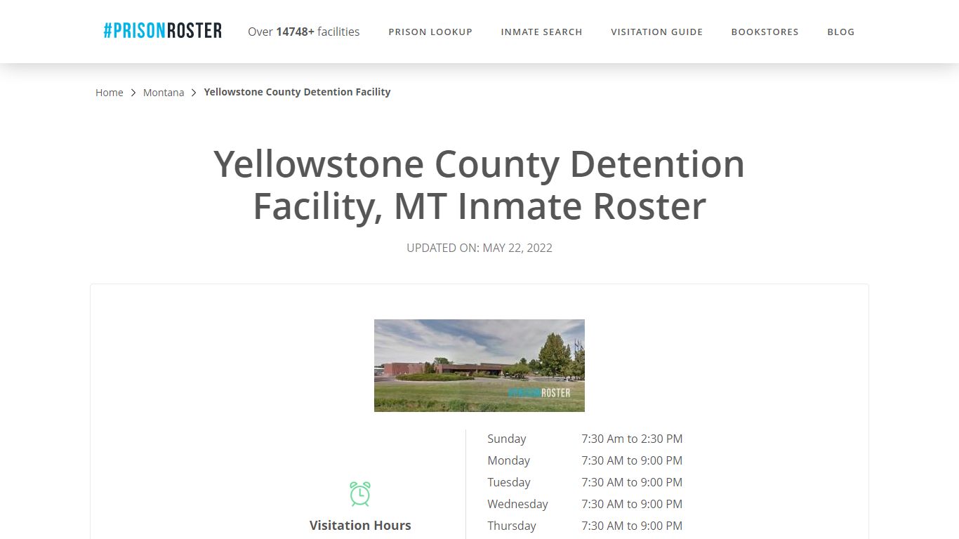 Yellowstone County Detention Facility, MT Inmate Roster